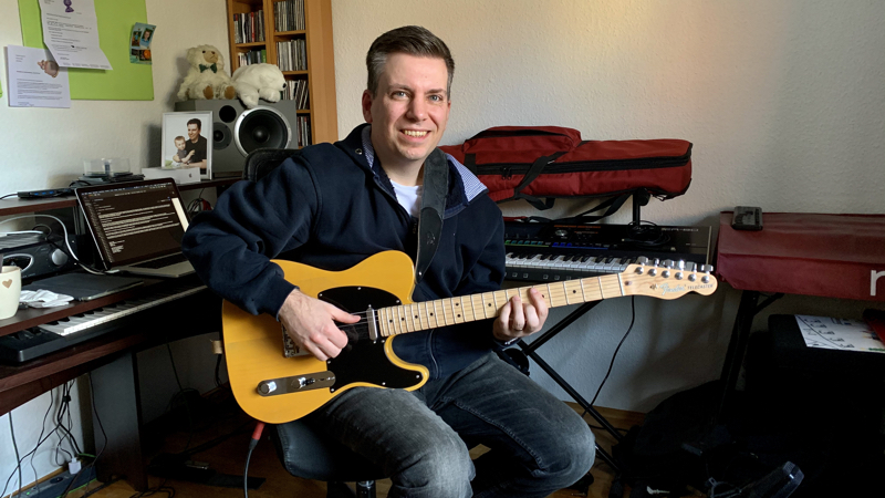 Online-Gitarrenunterricht